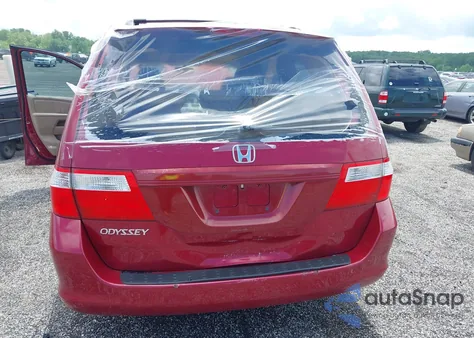2006 Honda Odyssey Ex-L из США, поврежденный, VIN 5FNRL38746B411221